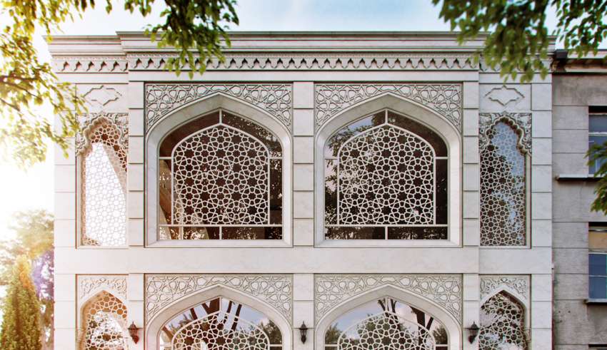 طراحی مجتمع تجاری با معماری ایرانی